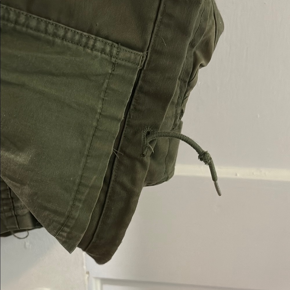 Men's Olive Green Military Jacket - Picture 5 of 9